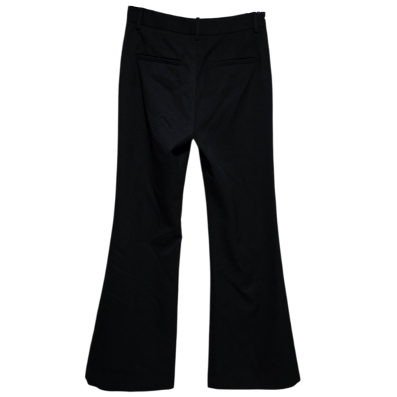 Nili Lotan Arielle Wool Twill Flared Pants in Black Size 4 - Picture 5 of 6